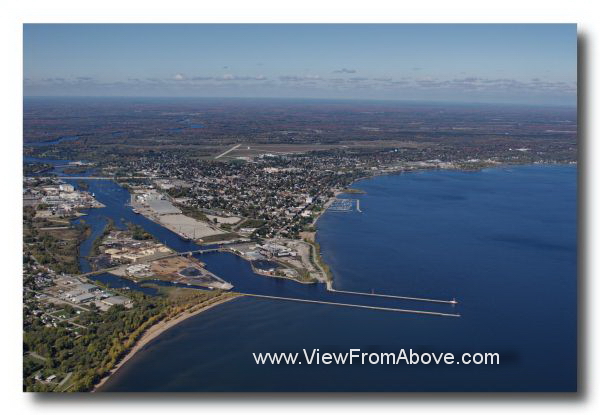 Menominee, Michigan Aerial Photo