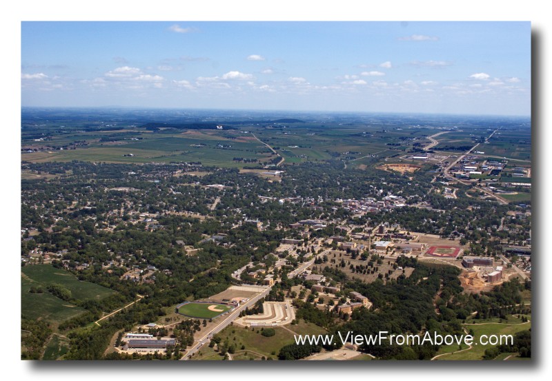 Platteville, Wisconsin  Aerial Photo