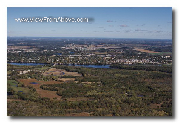 Aerial Photo Portage, Wisconsin