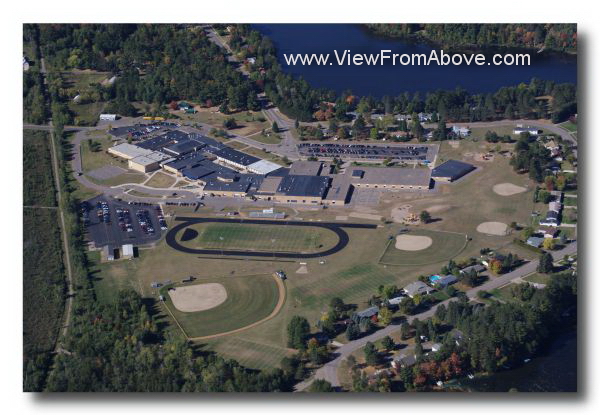 Aerial Photo Tomahawk Wisconsin High School