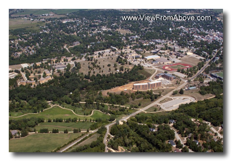 U of W Platteville, Wisconsin  Aerial Photo