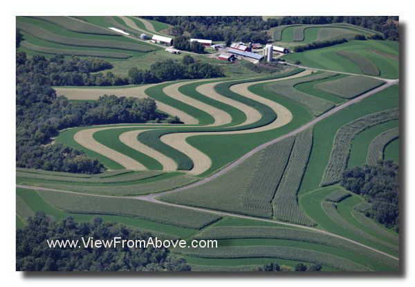 Farm outside Viroqua, Wisconsin Aerial Photos